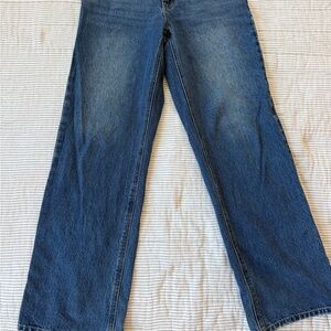 Just Black Women’s Dark Blue Wide Leg Jeans